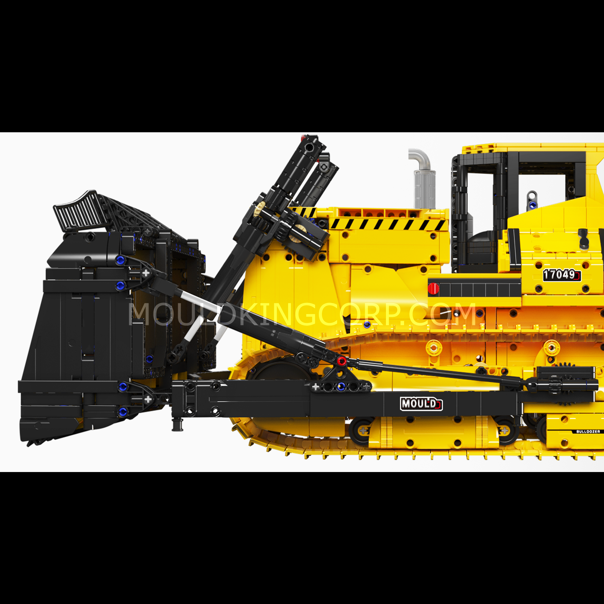 MOULD KING 17049 Liebherr PR766 Remote Control Bulldozer Building Kit - 3,568 Piece Construction Toy Set for Adults & Kids | STEM Learning, Engineering Gift, DIY Project for Home & Office Display
