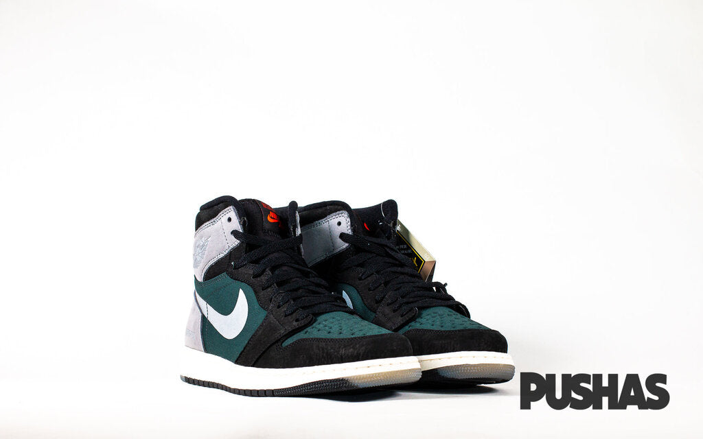 Air Jordan 1 High Element Gore-Tex 'Black Particle Grey' Sneakers (2021) - Waterproof Basketball Shoes for Men, Winter & Rainy Day Outdoor Activities