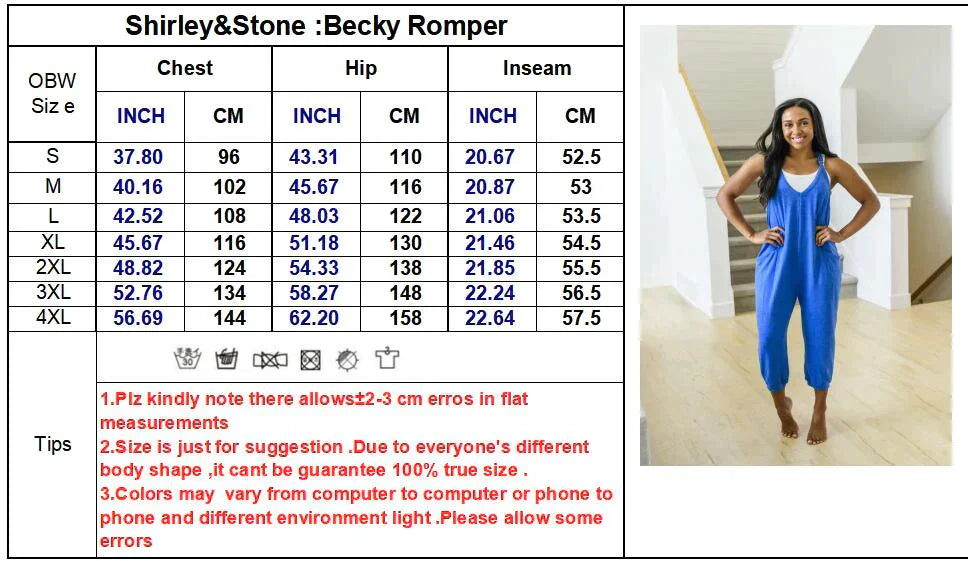 PREORDER: Becky Romper for Women - 5 Stylish Colors (Black, Navy, Pink, Mint, Beige) - Casual Summer Outfit for Beach, Brunch & Date Nights