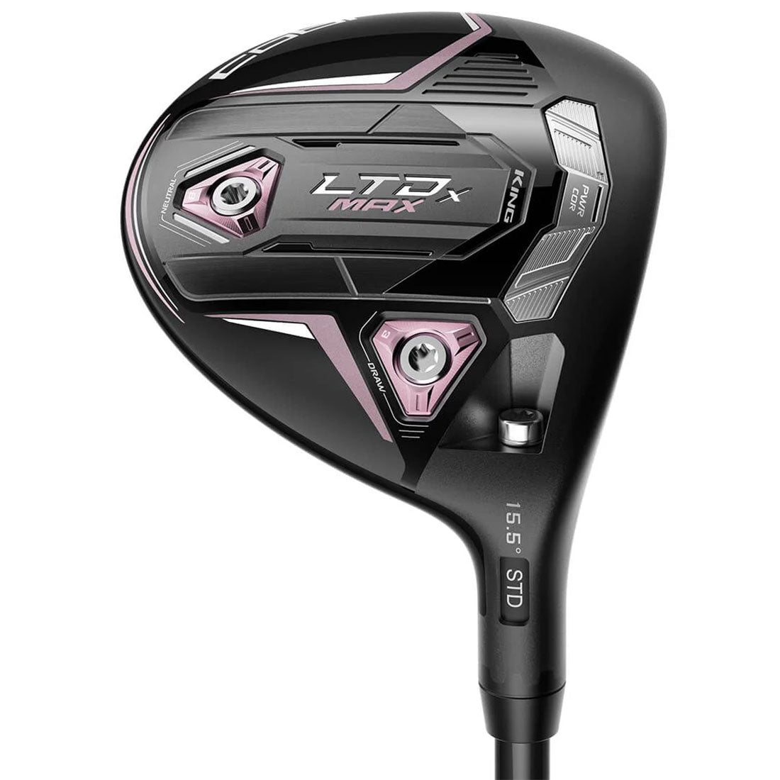 Cobra LTDx MAX Black Pink Women's Fairway Golf Wood - Perfect for Ladies Golfers on the Course