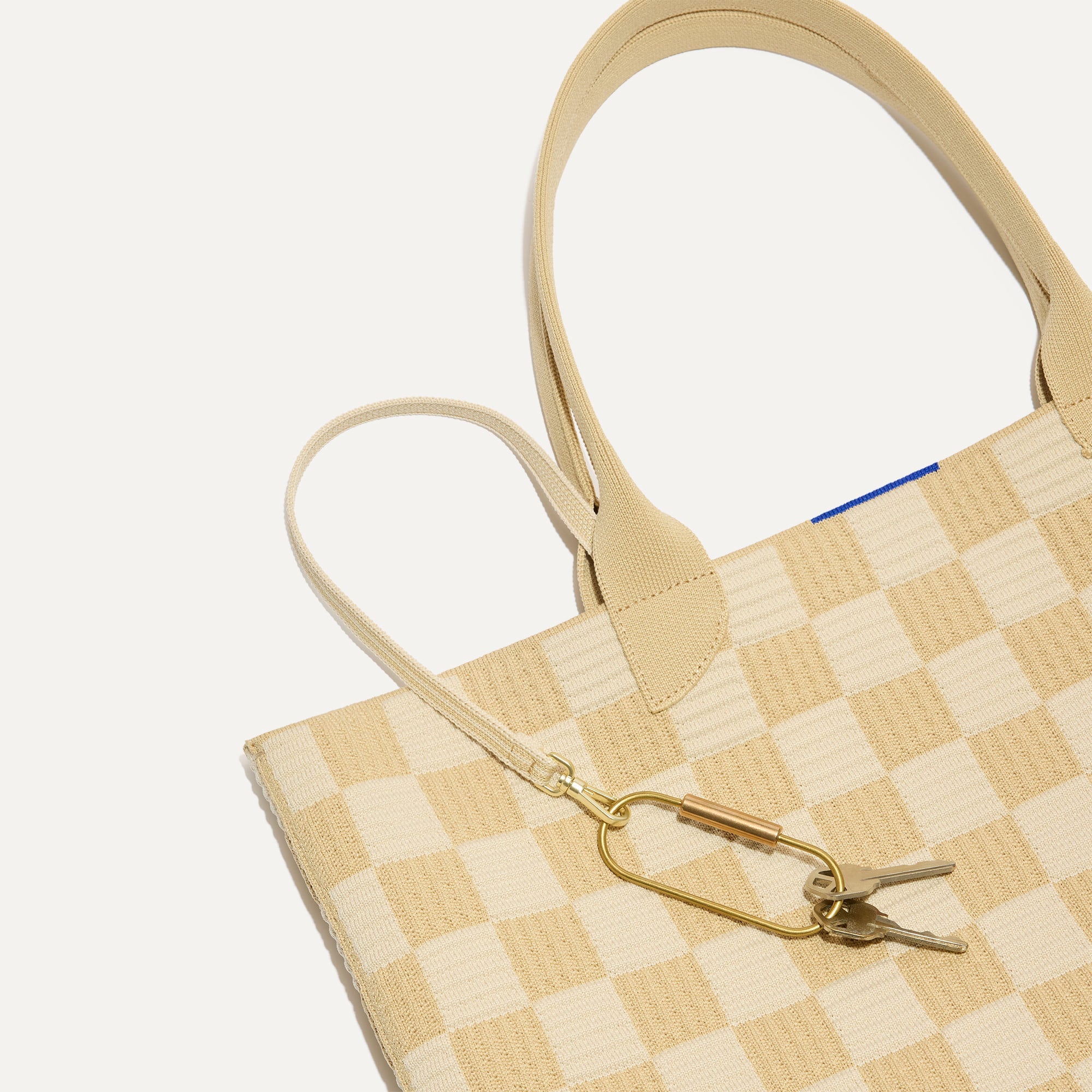 Lightweight Checkerboard Tote Bag for Women - Stylish & Durable Canvas Shopper - Perfect for Work, Travel, and Beach Day Essentials