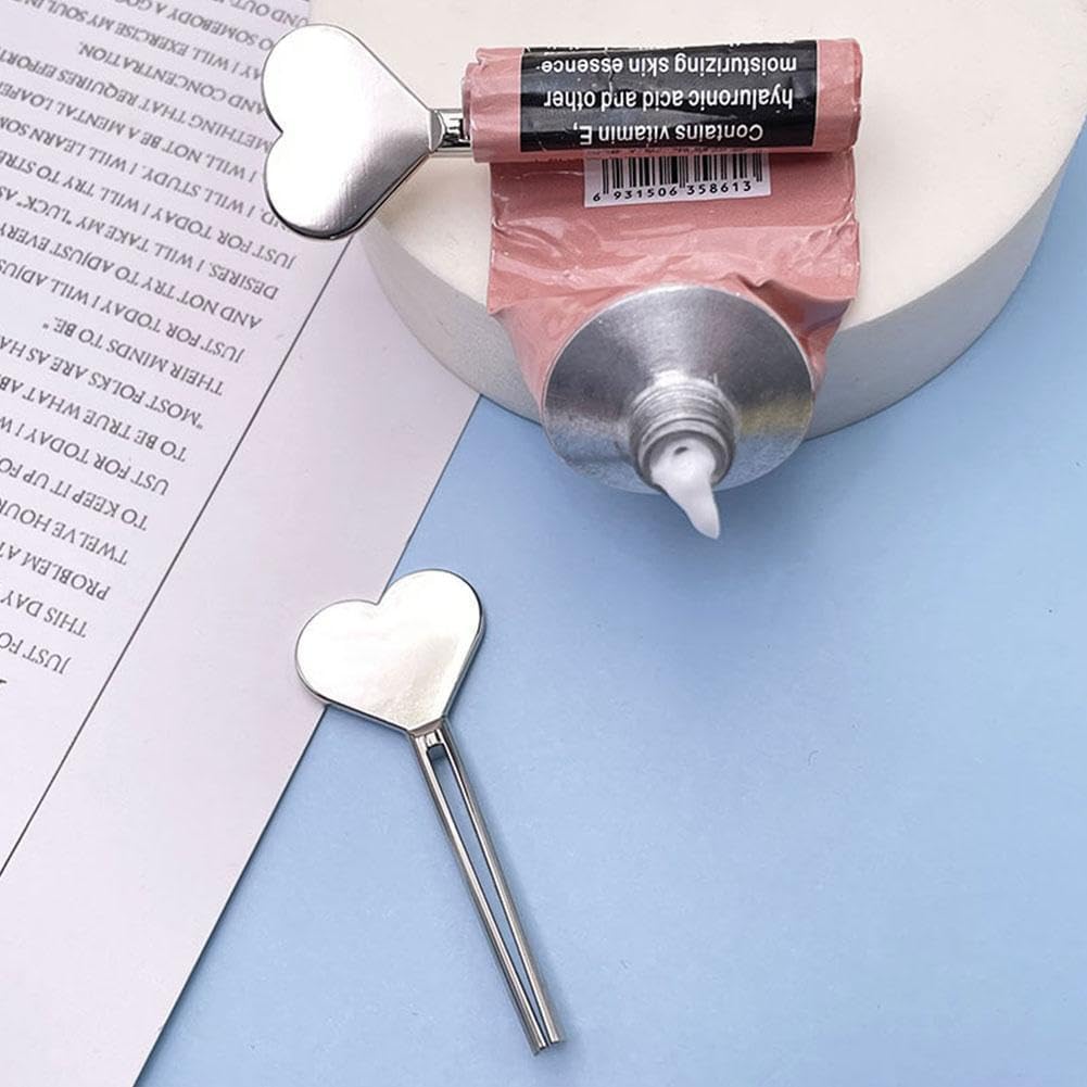 Stainless Steel Toothpaste Tube Squeezer & Hand Cream Roller - Metal Manual Dispenser for Bathroom, Cosmetic & Travel - Perfect for Tidy Tubes & Easy Squeezing