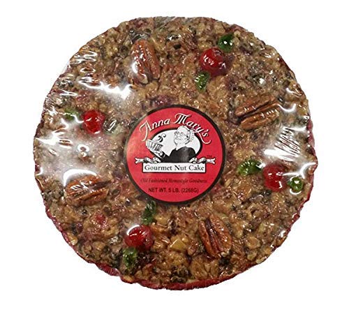 Anna Mary's Gourmet Nut Cake - 5 Lb Ring | Holiday Fruit & Nut Cake for Christmas | Perfect for Gifting, Parties & Festive Celebrations
