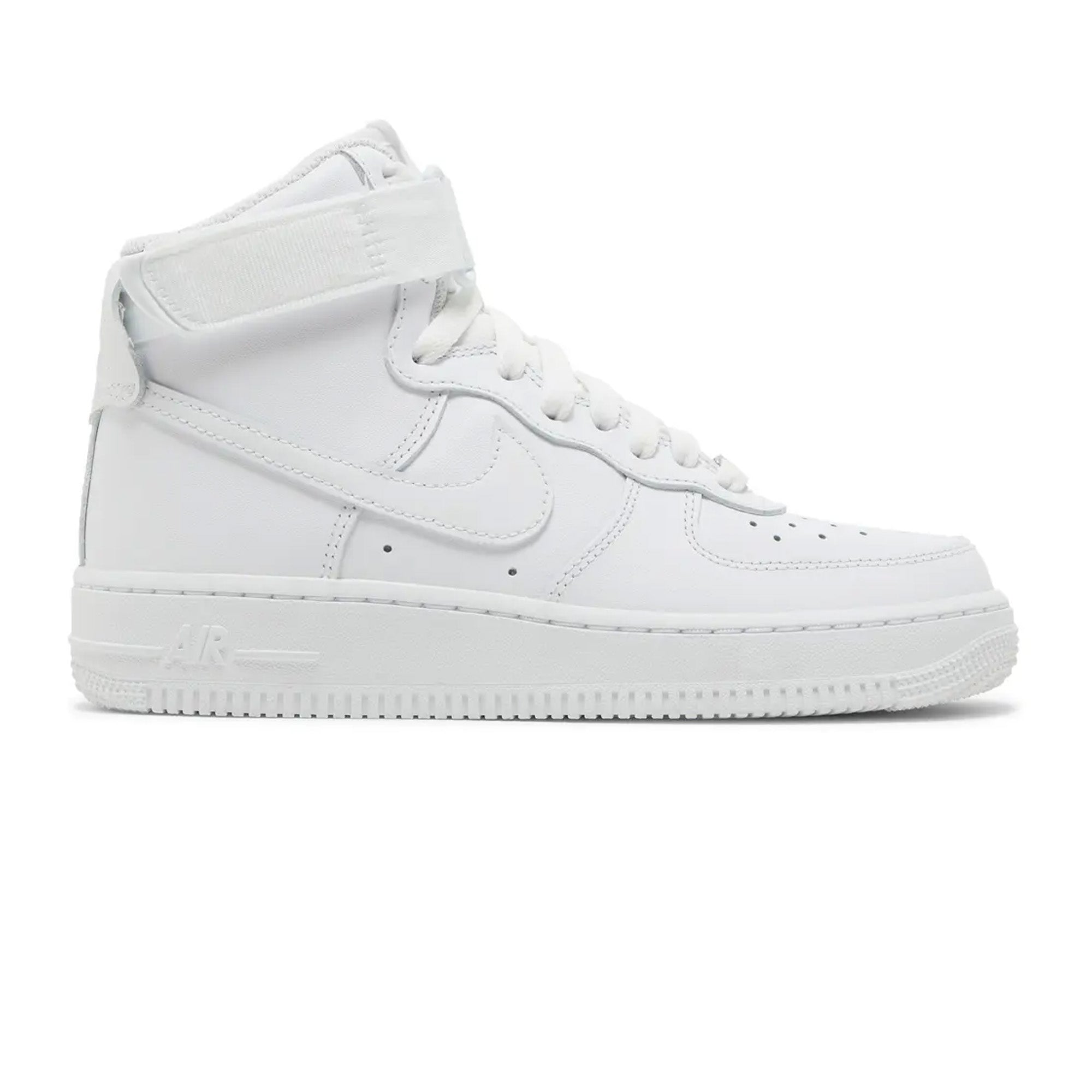 Nike Air Force 1 High '07 'Triple White' Sneakers - Men's Basketball Shoes (2014 Retro) - Perfect for Streetwear & Casual Fashion