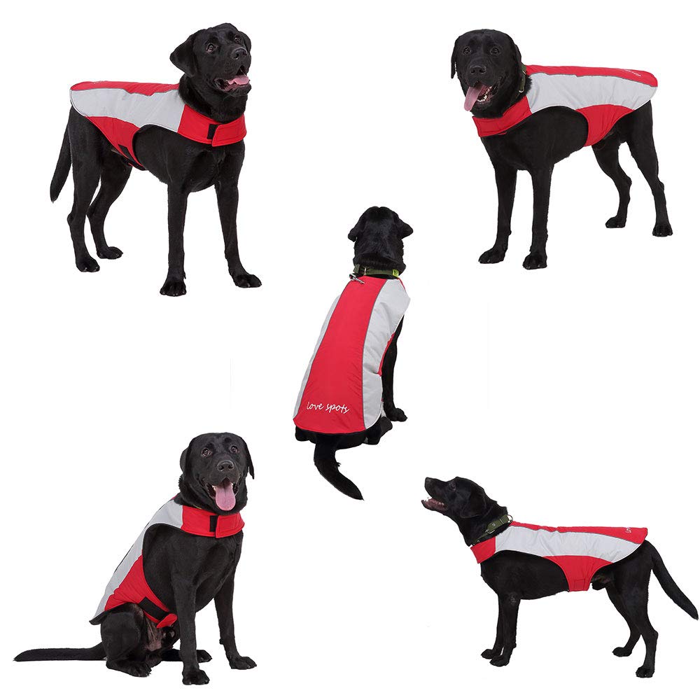 Dog Life Jacket for Swimming & Outdoor Sports - Warm Winter Coat & Cold Weather Vest for Small, Medium, Large Dogs - Perfect for Boating, Hiking & Winter Walks