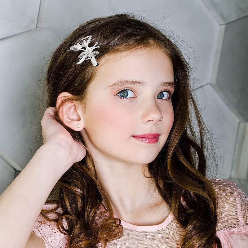 Shidara Butterfly Hair Clips for Women & Girls - Matte Non-Slip Hair Claw Clips for Thick Hair (Medium & Small Jaw, 6-Piece Set) | Perfect for School, Work, Parties & Everyday Hairstyles
