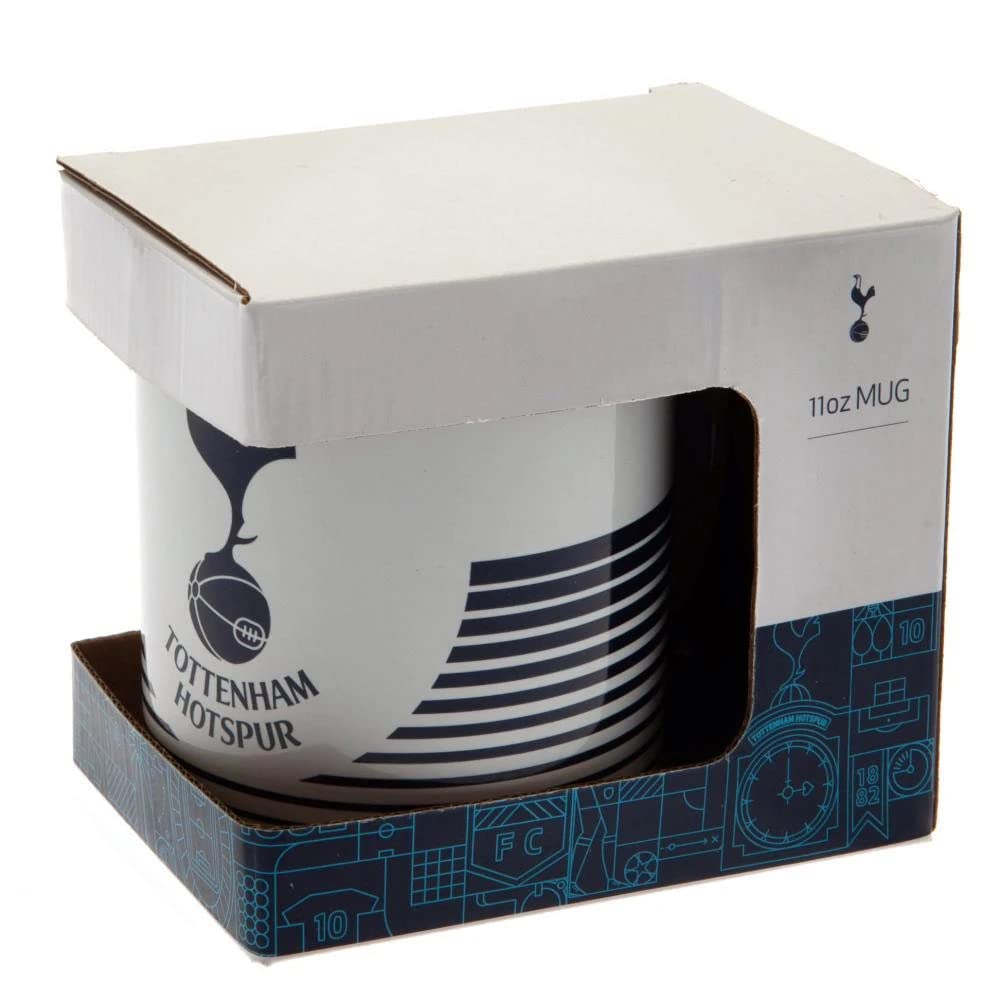Official Tottenham Hotspur FC Ceramic Coffee Mug - 15oz White & Black Spurs Fan Gift - Perfect for Home, Office & Game Day Celebrations