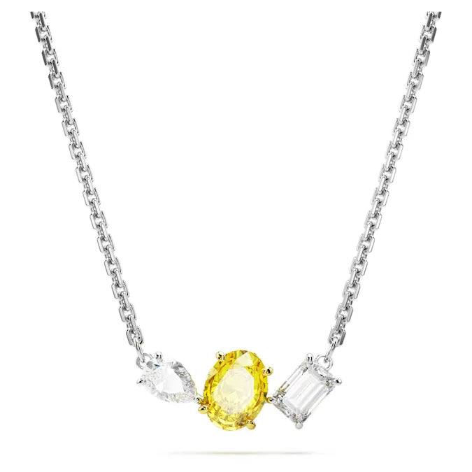 Mesmera Yellow Pendant Necklace - Elegant Gold-Plated Jewelry for Women | Perfect for Parties, Weddings & Everyday Wear