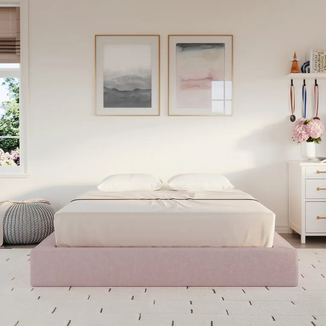 Kids Ultra Bed Frame - Sturdy & Safe Cotton Candy Design for Toddlers & Children | Perfect for Bedrooms, Playrooms & Sleepovers