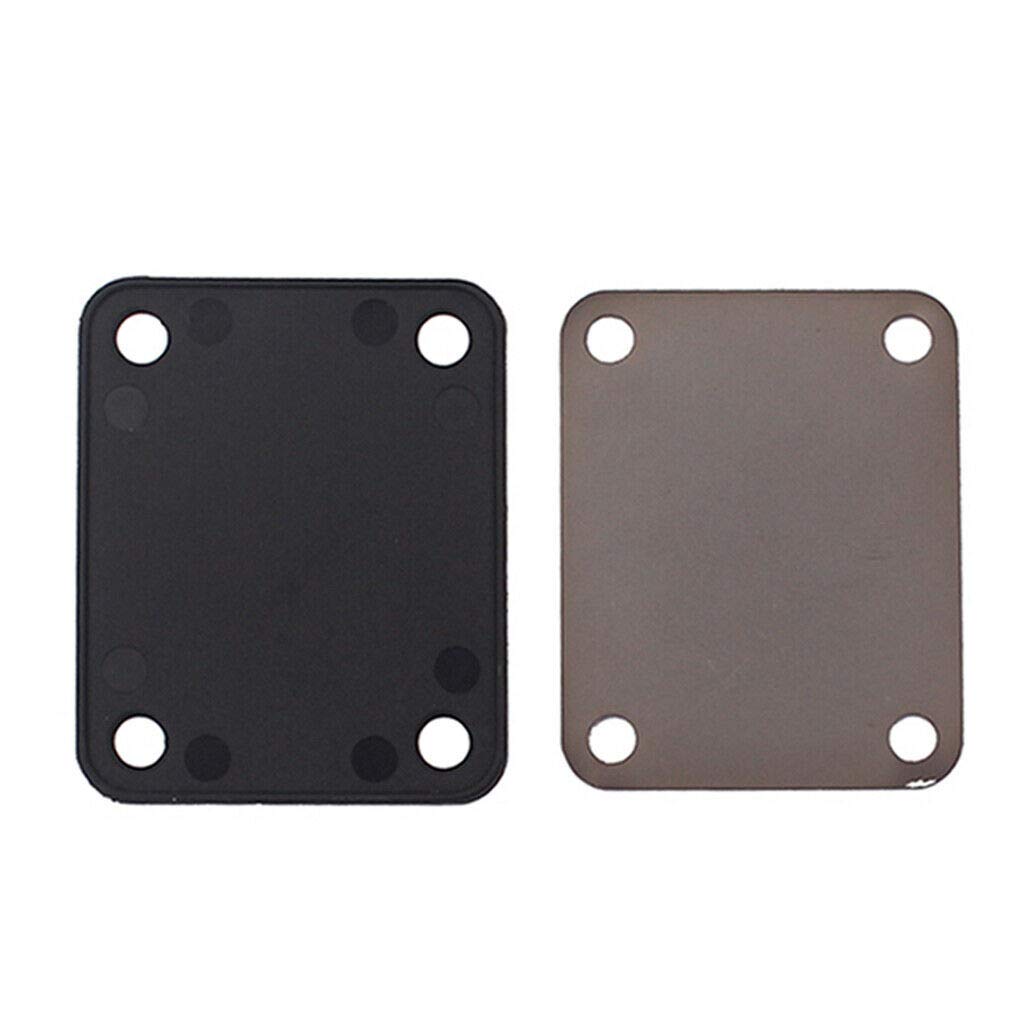 Electric Guitar Neck Plate with Screws for TL Style Bass Guitar | Replacement DIY Parts for Guitar Repair & Upgrade | Perfect for Musicians & Luthiers