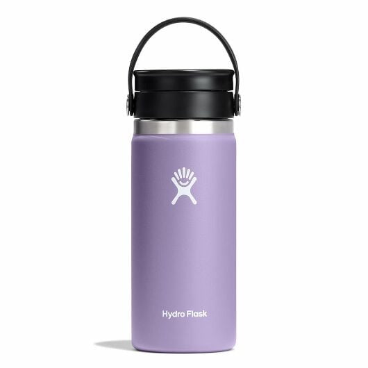 16 oz Wide Mouth Water Bottle with Flex Sip Lid - Leakproof & Durable for Gym, Hiking, Travel & Everyday Use