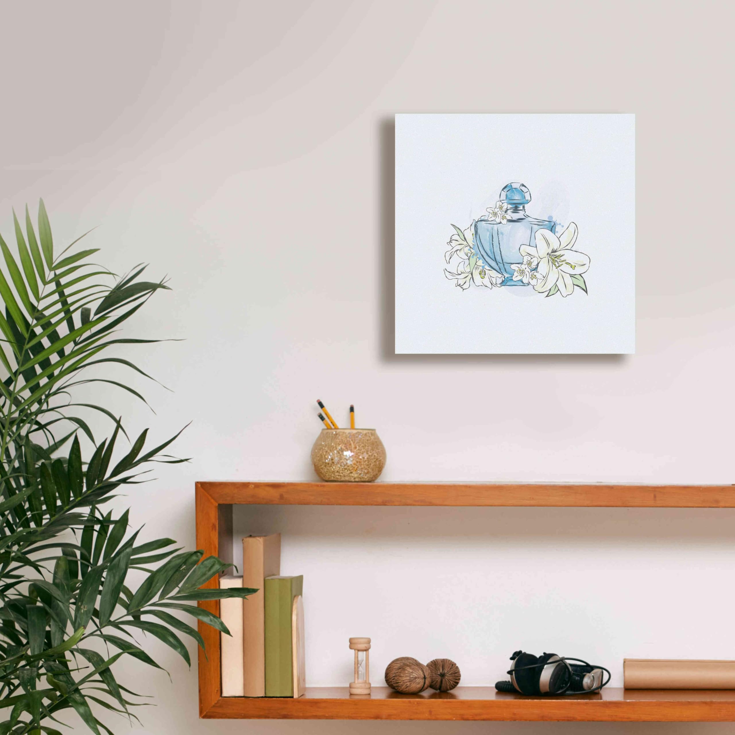 Incado Epic Graffiti 'Perfume II' Giclee Canvas Wall Art - 12x12 Inches Modern Home Decor for Living Room, Bedroom & Office