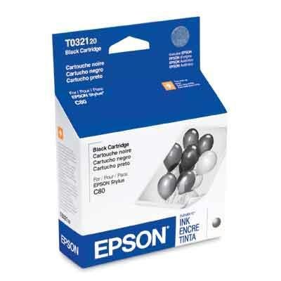 Original Ink Cartridge for Epson Stylus C80 & C82 Printers - High-Quality Black Ink Replacement - Perfect for Home Office Printing & Document Projects