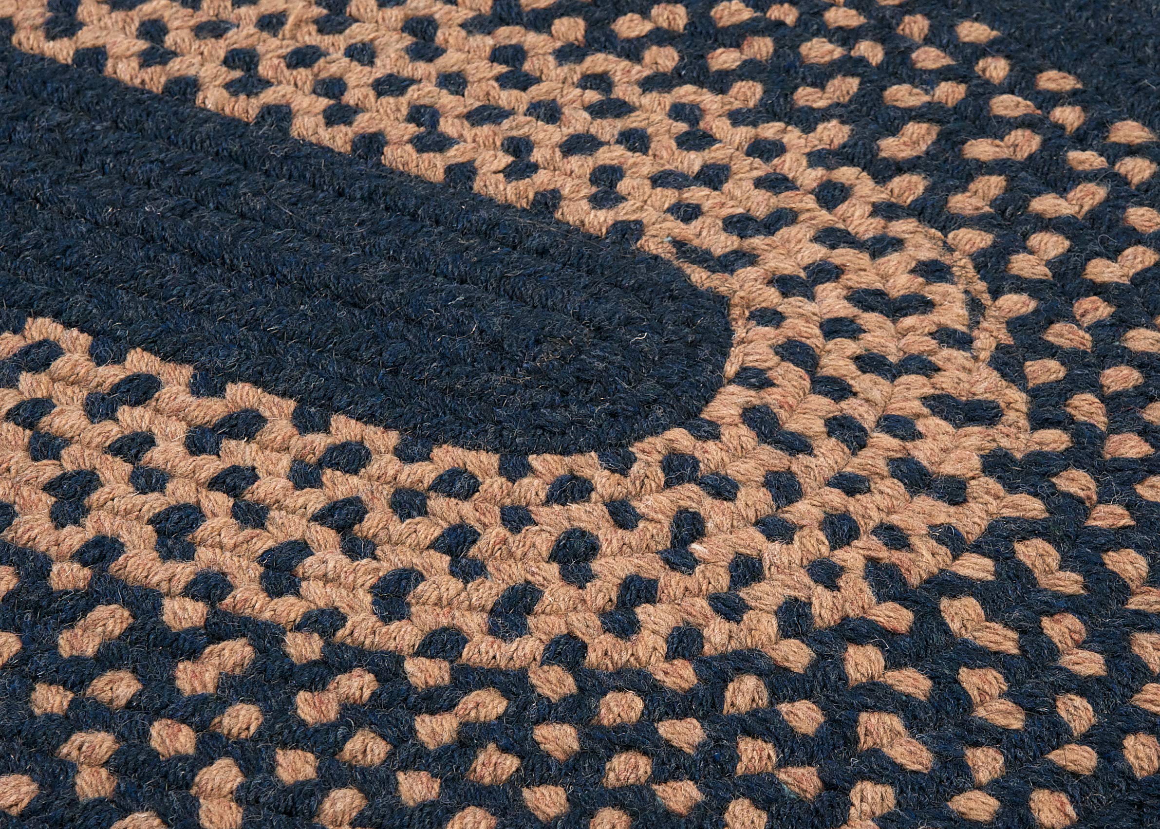 Madison Oval Area Rug 2x4 Feet - Soft Blue Moon Design for Living Room, Bedroom & Office Decor | Non-Slip Comfortable Floor Mat