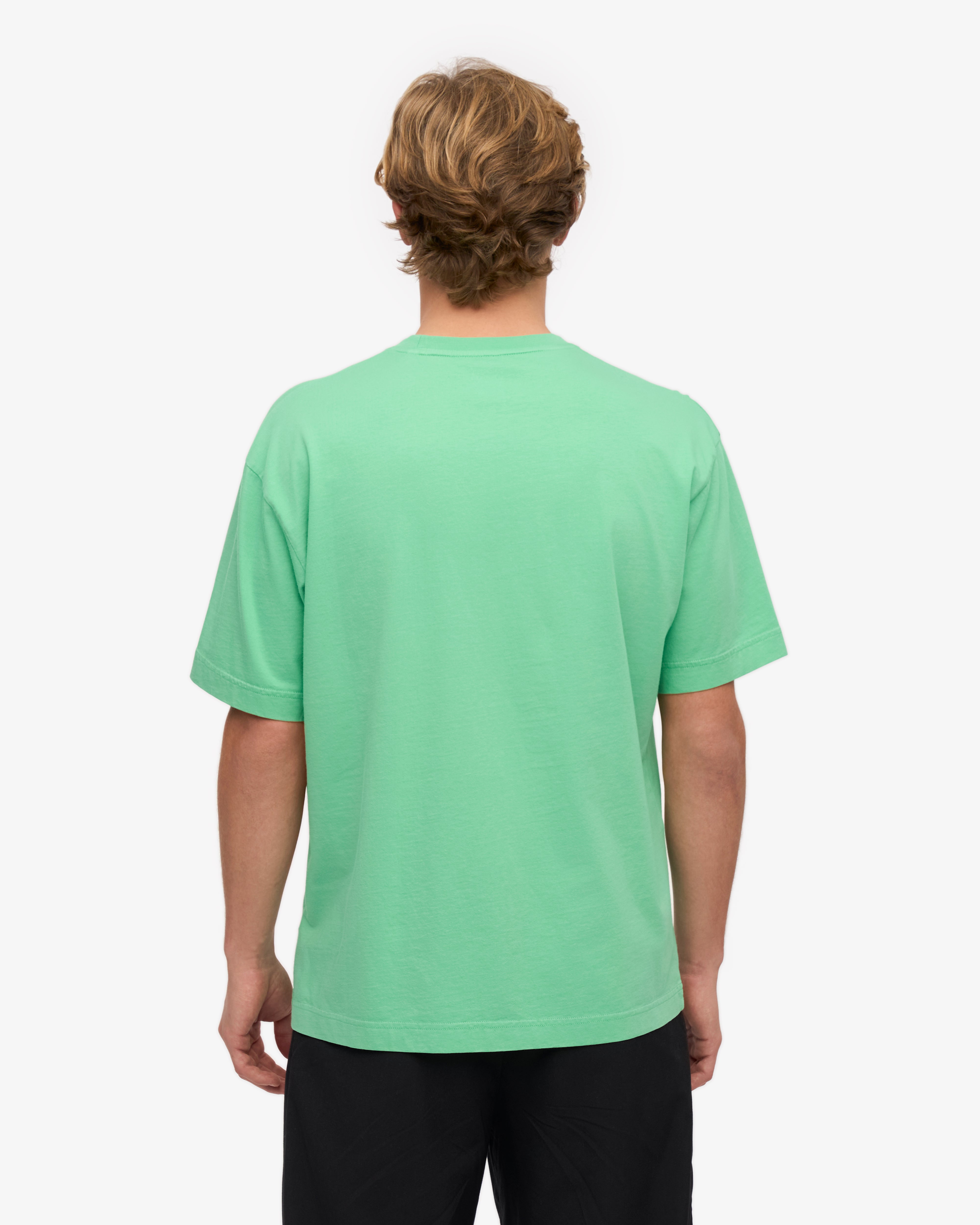 Organic Oversized T-Shirt for Women - Soft & Comfortable Spring Green Cotton Tee - Perfect for Casual Wear, Lounge & Everyday Outfits
