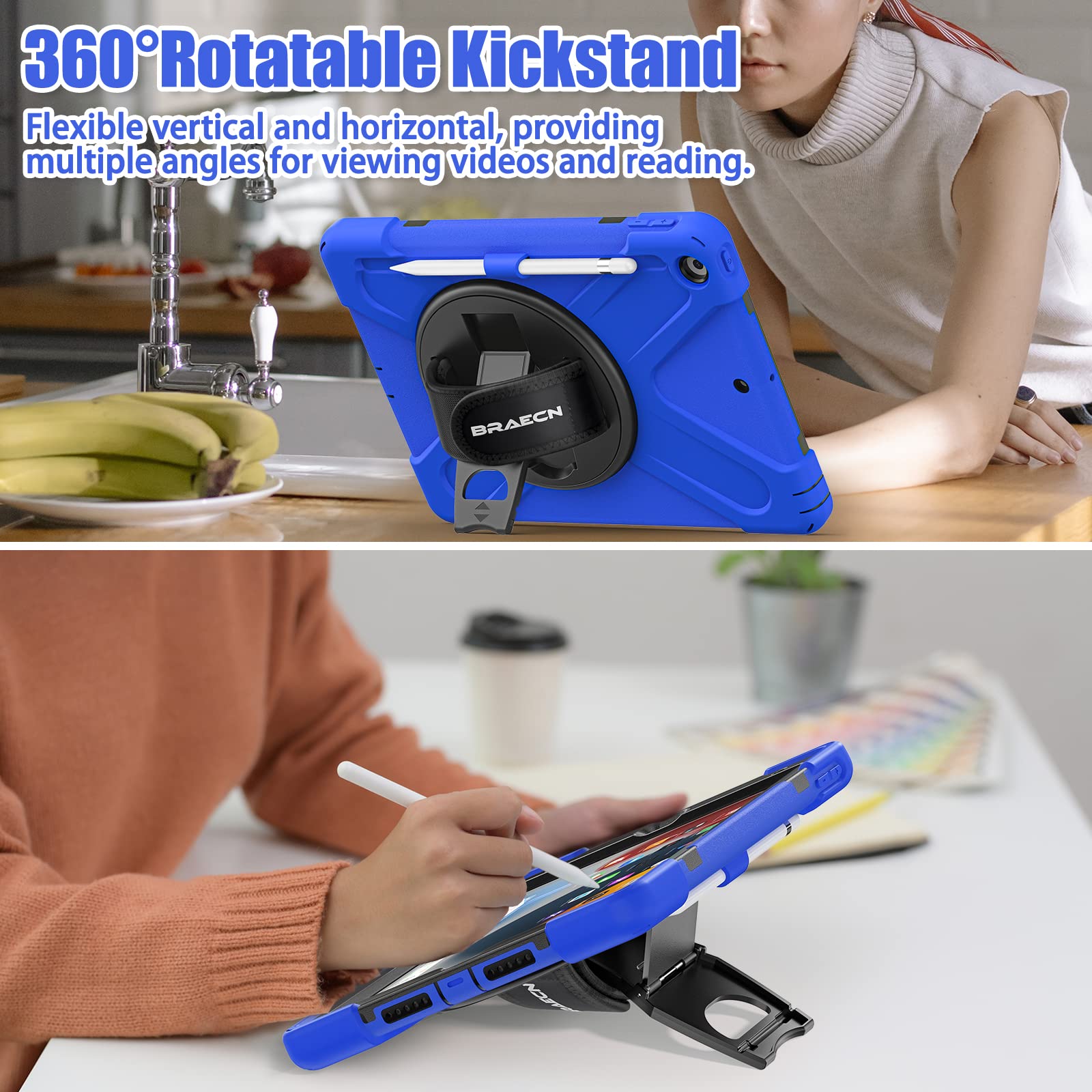 Shockproof Protective Case for Apple iPad 9th/8th/7th Gen 10.2