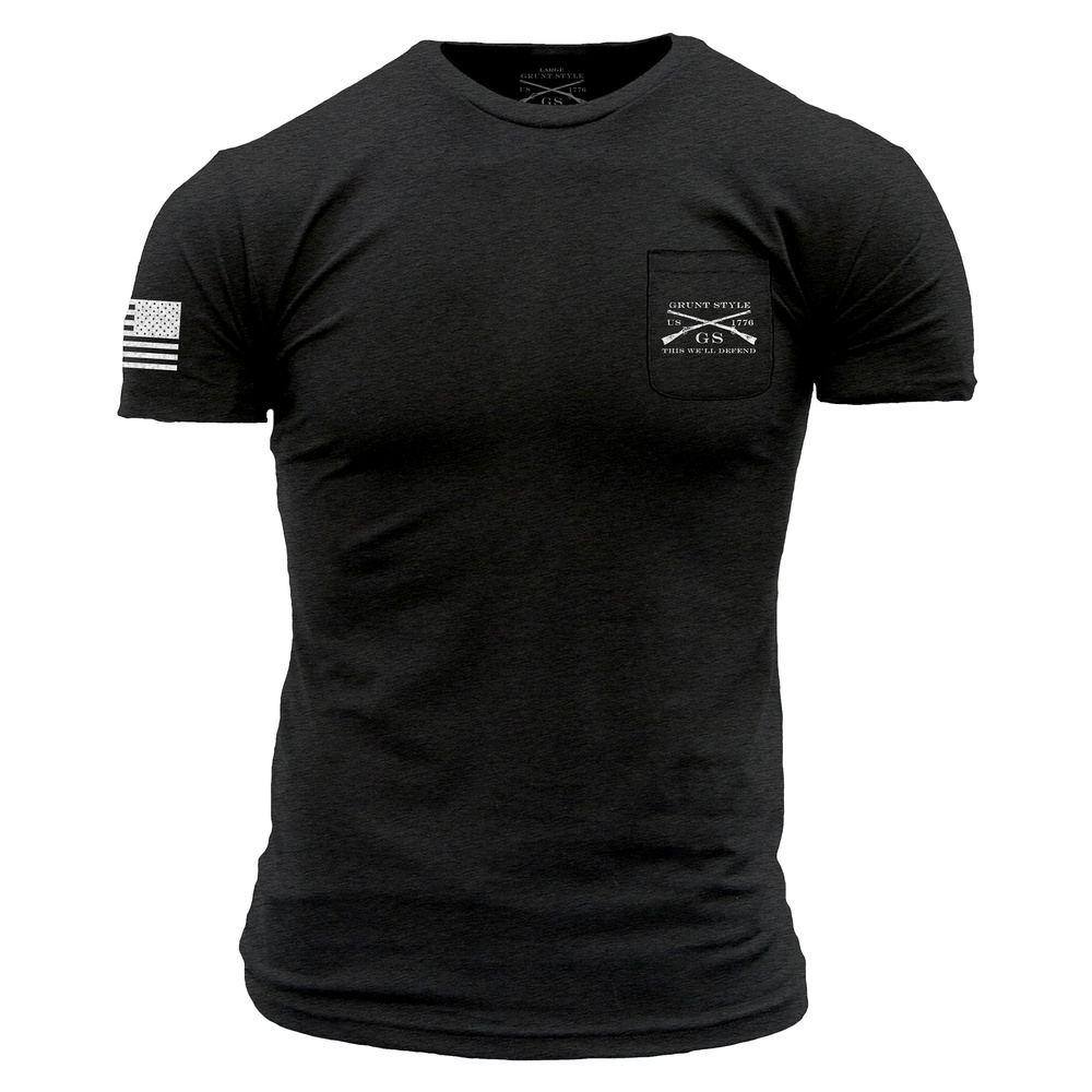 One Generation Away Pocket T-Shirt - Black Heather | Soft Cotton Graphic Tee for Men & Women | Casual Streetwear, Everyday Wear & Gifts