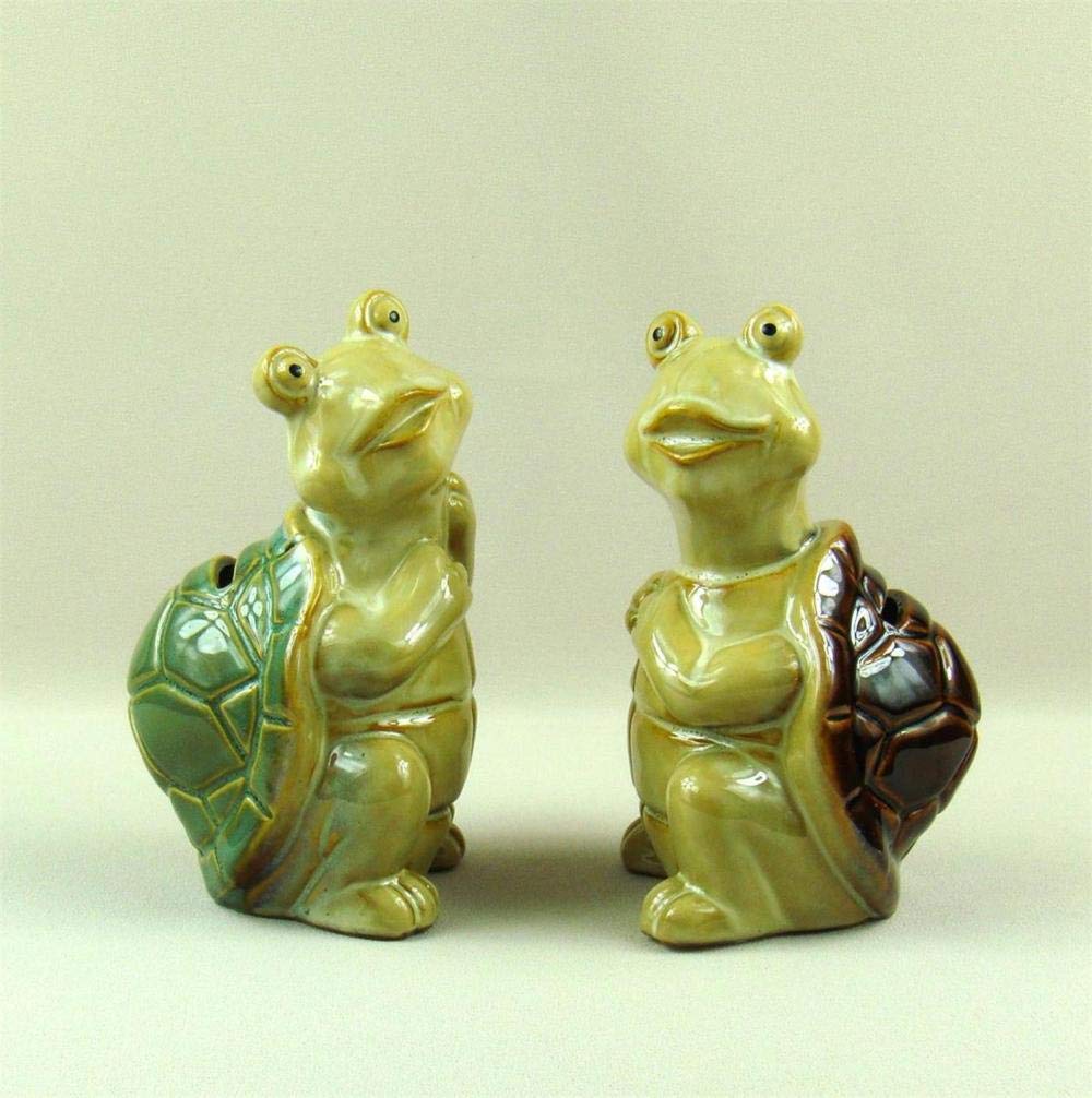 Handmade Ceramic Turtle Sculpture - Decorative Animal Statue for Home Decor, Garden, or Office Gift | Unique Craft Ornament for Nature Lovers & Collectors
