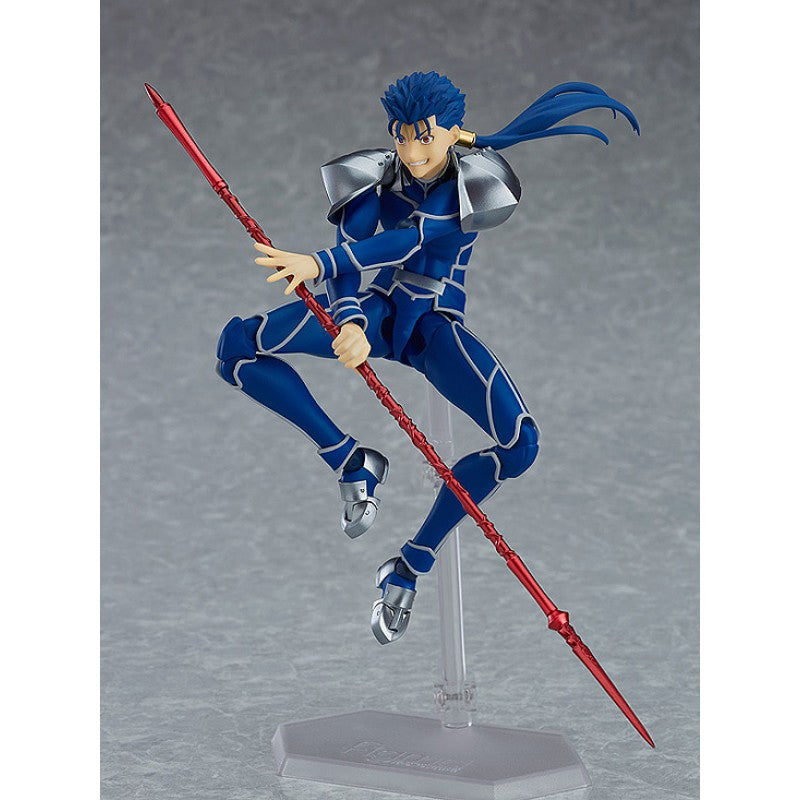 Fate/Grand Order Figma #375 Lancer Cu Chulainn Action Figure - Collectible Anime Model for Display & Role-Playing Scenes