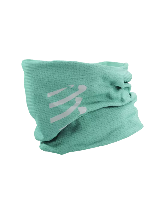 Compressport Unisex 3D Thermo Ultralight Headtube - Lightweight Running & Cycling Headband for Cold Weather - Shell Blue | Perfect for Winter Sports, Jogging, and Outdoor Activities