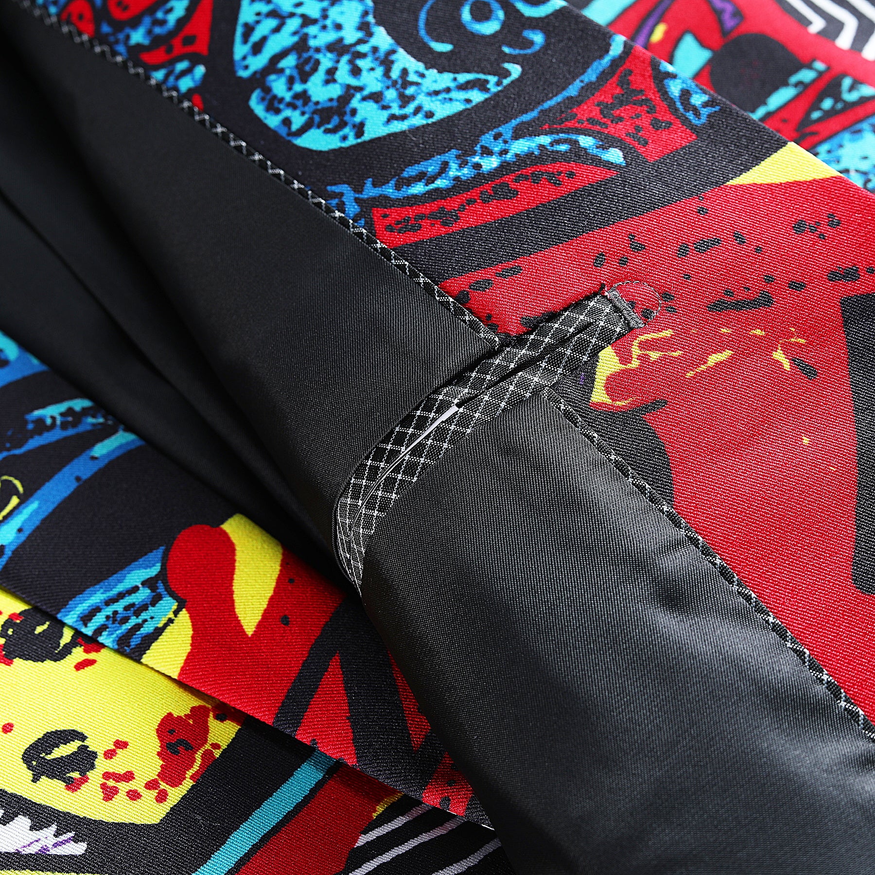 Stylish Men's Printed Casual One-Button Blazer Jacket in Red - Perfect for Office, Date Night & Special Occasions