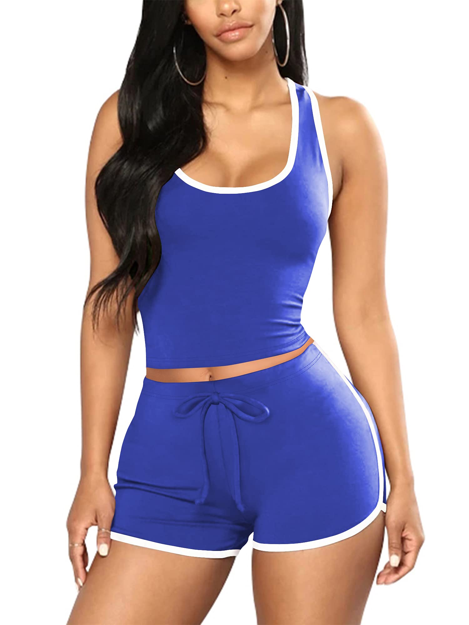 Mrskoala Women's 2-Piece Outfit Set - Sexy Summer Lounge Sleepwear & Cute Short Pajama Set | Perfect for Vacation, Sleepovers & Relaxing at Home