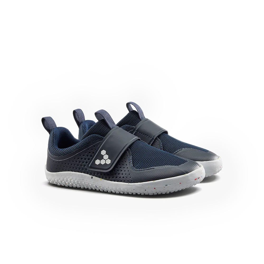 Vivobarefoot Primus Sport III Pre School Kids Barefoot Shoes - Deep Ocean Blue | Lightweight & Flexible for Active Play, Running & Outdoor Adventures