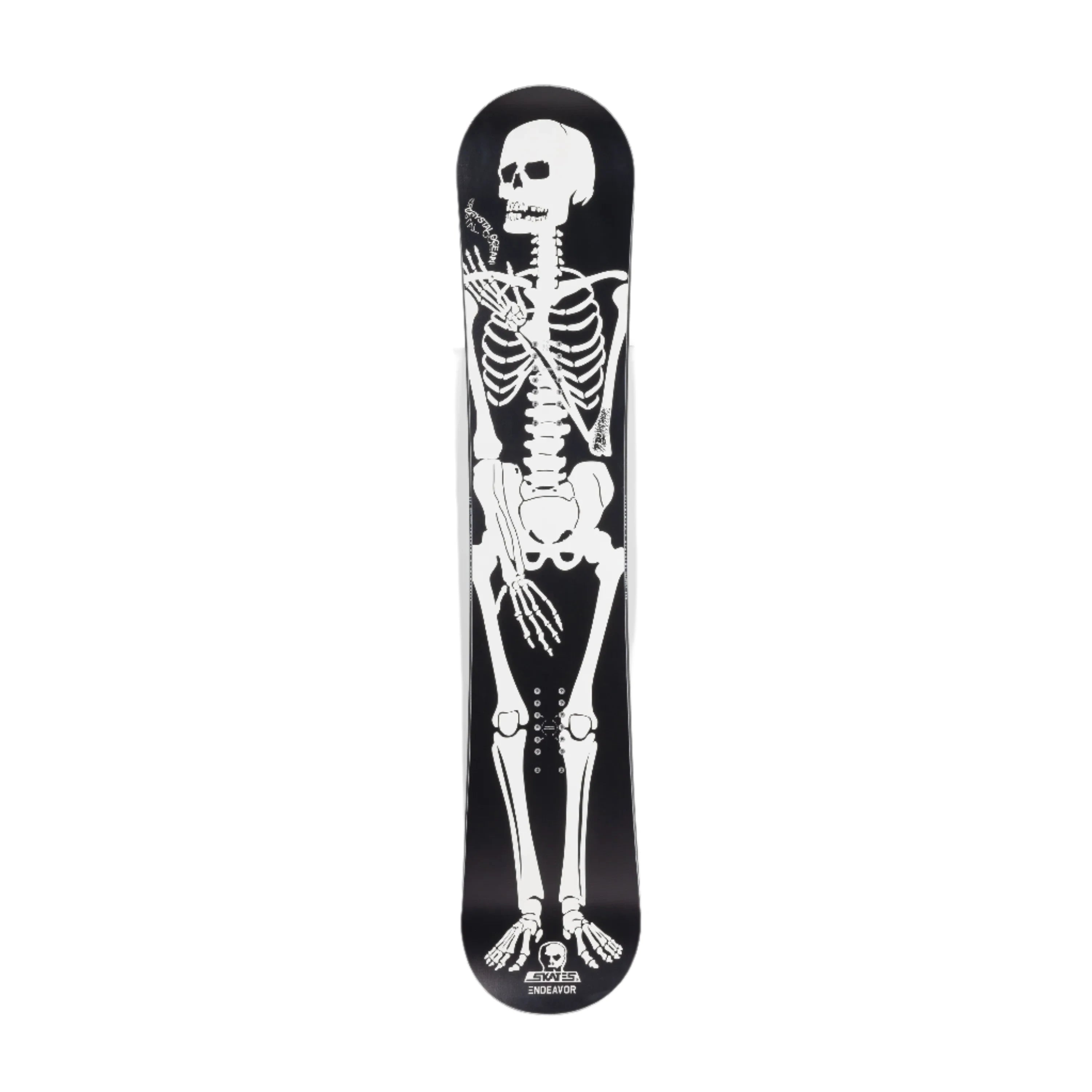 Endeavor Skull Skates Snowboard 2025 - Premium Men's & Women's Freestyle Snowboard for All-Mountain Riding | Perfect for Park, Powder & Backcountry Adventures
