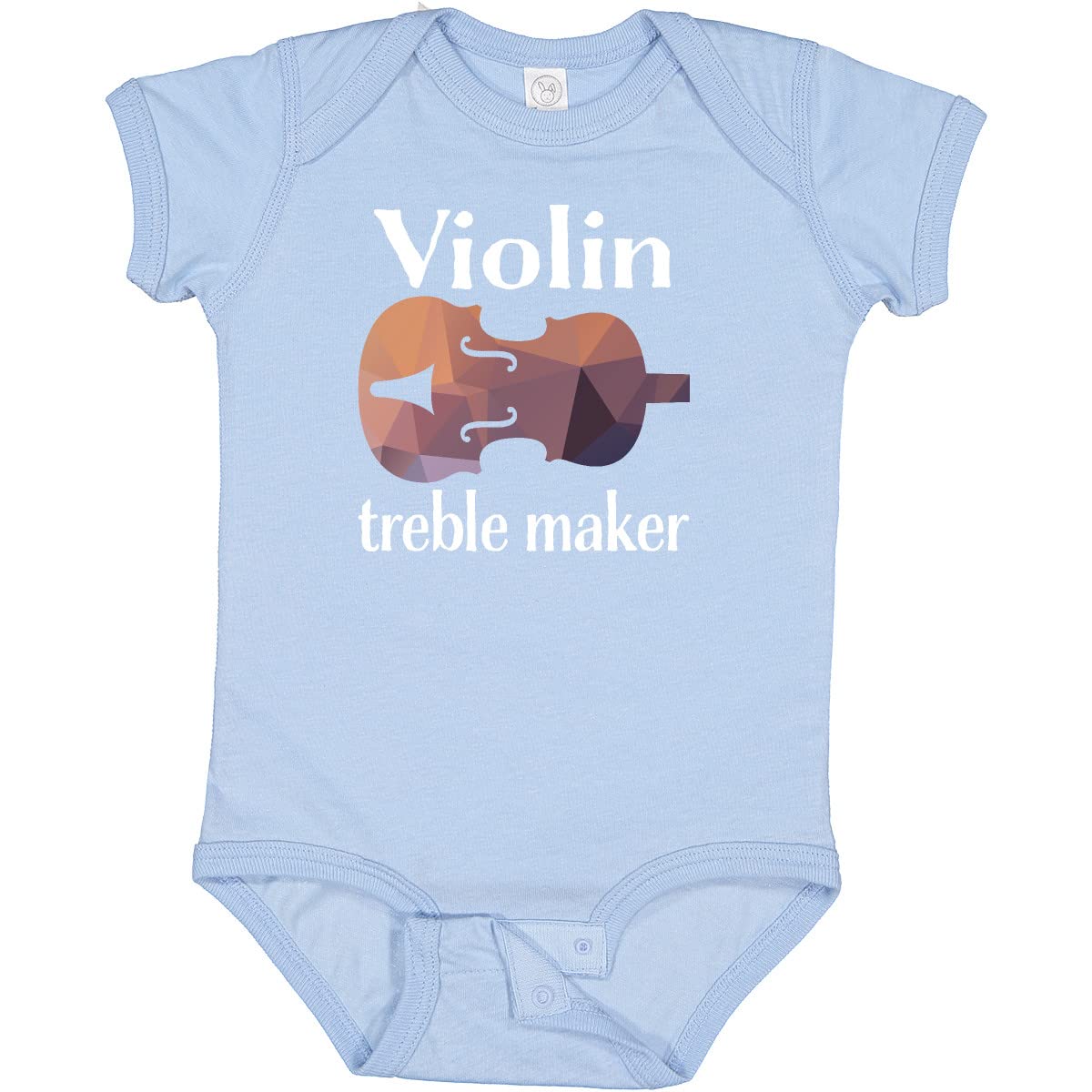 Inktastic Funny Violinist Music Baby Bodysuit - Cute Violin Treble Maker Onesie for Musicians & Music Lovers - Perfect Gift for Newborns, Infants & Toddlers - Great for Concerts, Music Classes & Photo Shoots