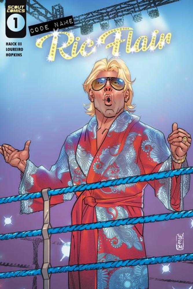 Codename Ric Flair Magic Eightball (One Shot) Cover B Georges Duarte Variant - Collectible Comic Book for Superhero Fans & Comic Collectors - Perfect for Display, Gifts, and Pop Culture Enthusiasts