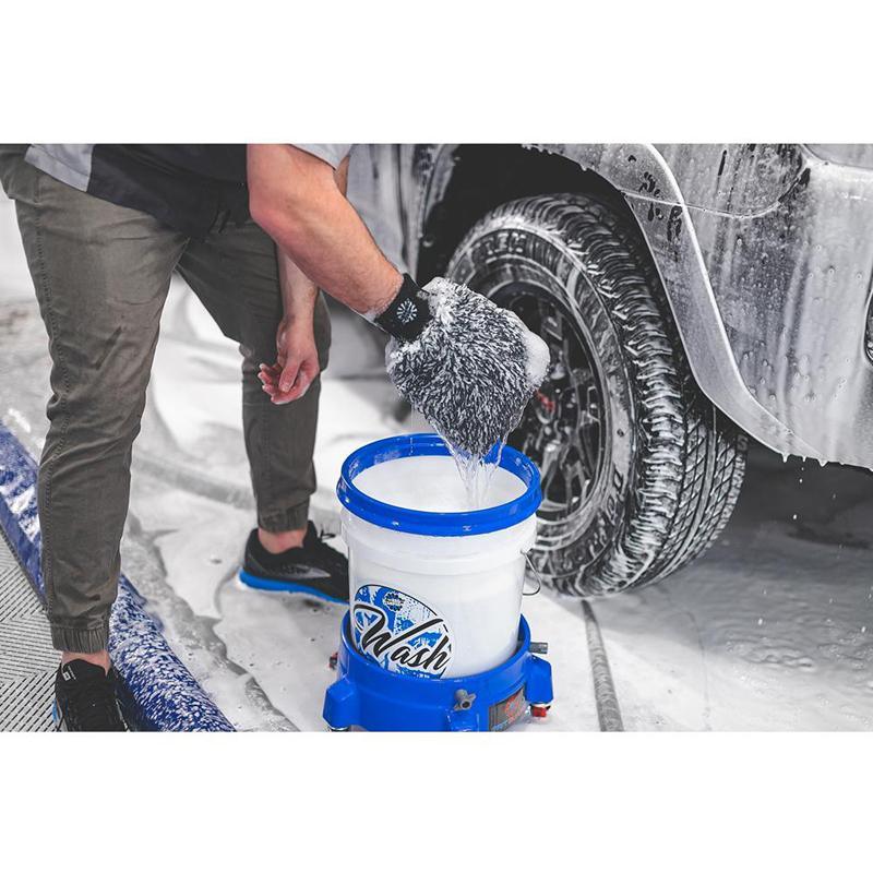 The Rag Company Premium Ultra Wash Mitt - Microfiber Car Detailing Glove for Scratch-Free Cleaning (Perfect for Auto, Motorcycle & RV Washing)