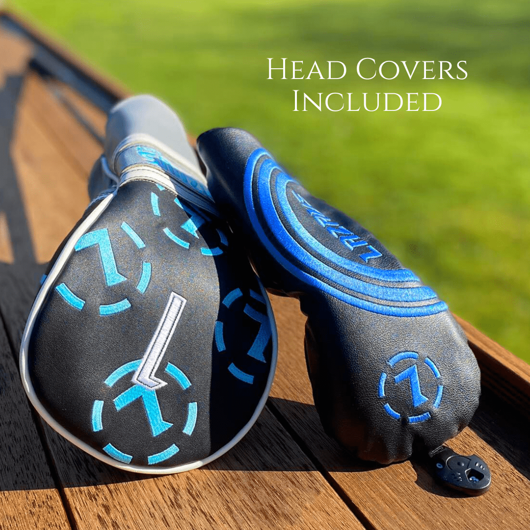 Lazrus Golf Driver & Fairway Wood Set - Premium Golf Clubs for Men & Women - Perfect for Driving Range & Course Play