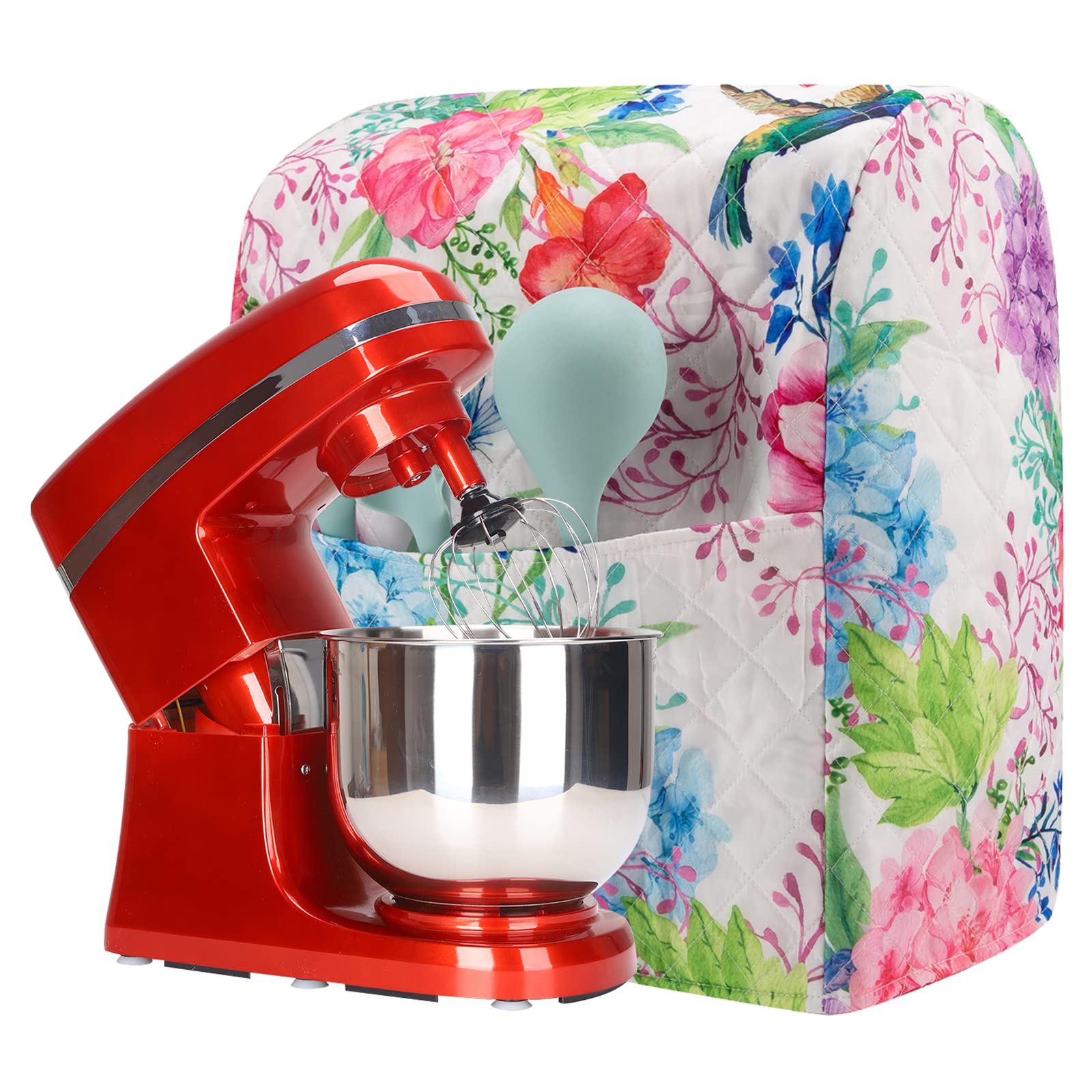**Pioneer Woman Flower Print KitchenAid Mixer Cover - Compatible with 6-8 Quart Stand Mixers (Tilt Head & Bowl Lift Models) | Durable & Stylish Protection for KitchenAid & Hamilton Mixers | Perfect for Baking, Cooking & Kitchen Decor**