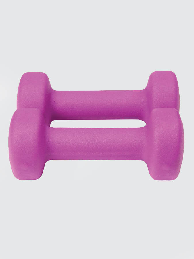 1Kg Neo Dumbbells for Yoga & Fitness - Purple Lightweight Dumbbells for Home Workouts, Strength Training & Pilates | Perfect for Women & Beginners