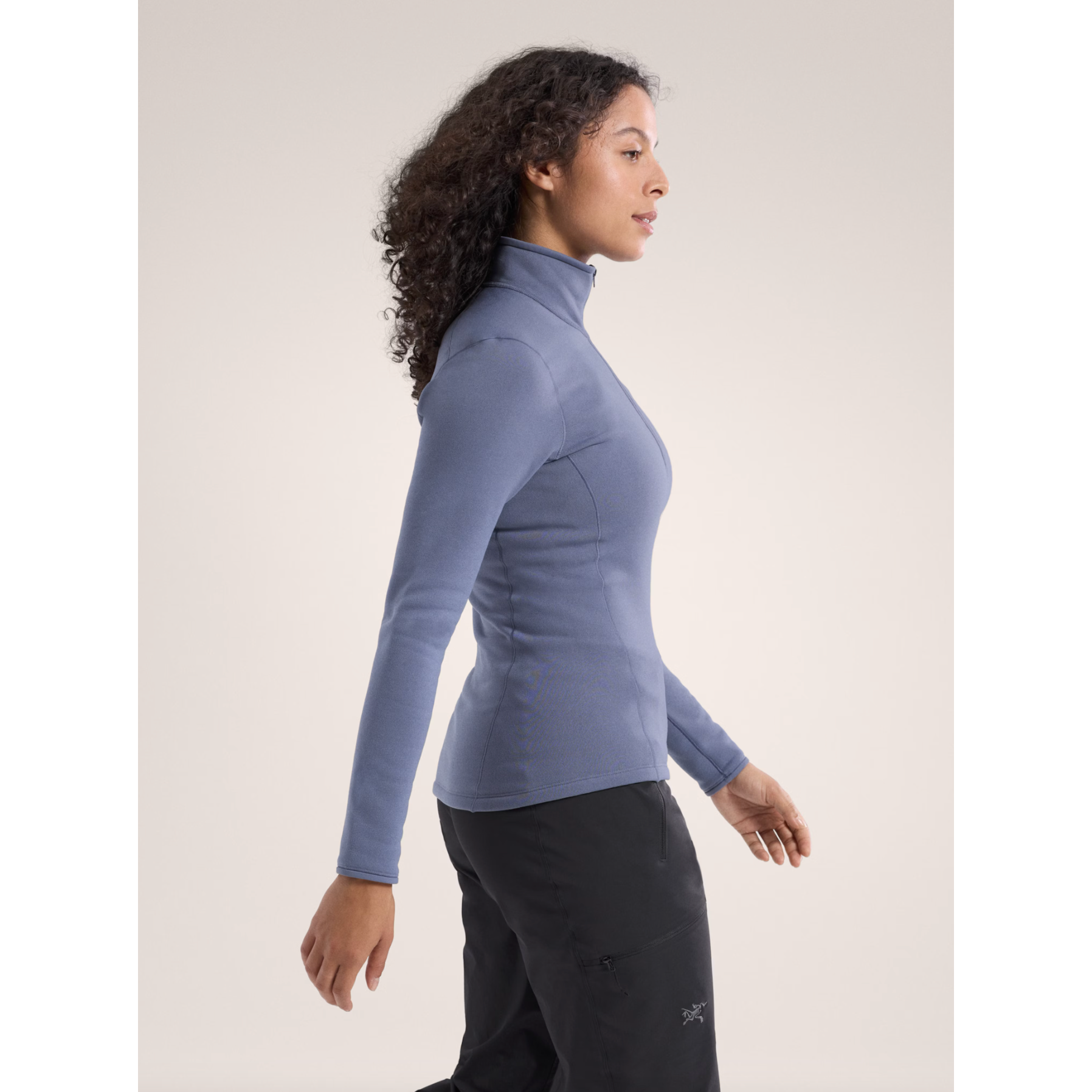 Arc'teryx Women's Kyanite Baselayer Zip Neck - Lightweight Fleece Jacket for Hiking, Running & Outdoor Activities | Moisture-Wicking & Breathable Mid Layer
