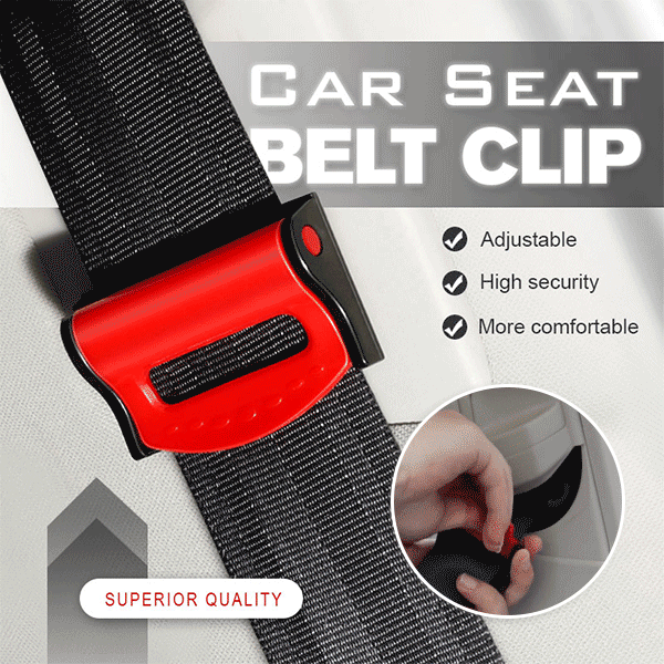 Car Seat Belt Clip - Universal Buckle Holder for Comfort & Safety - Perfect for Long Drives, Road Trips & Child Safety