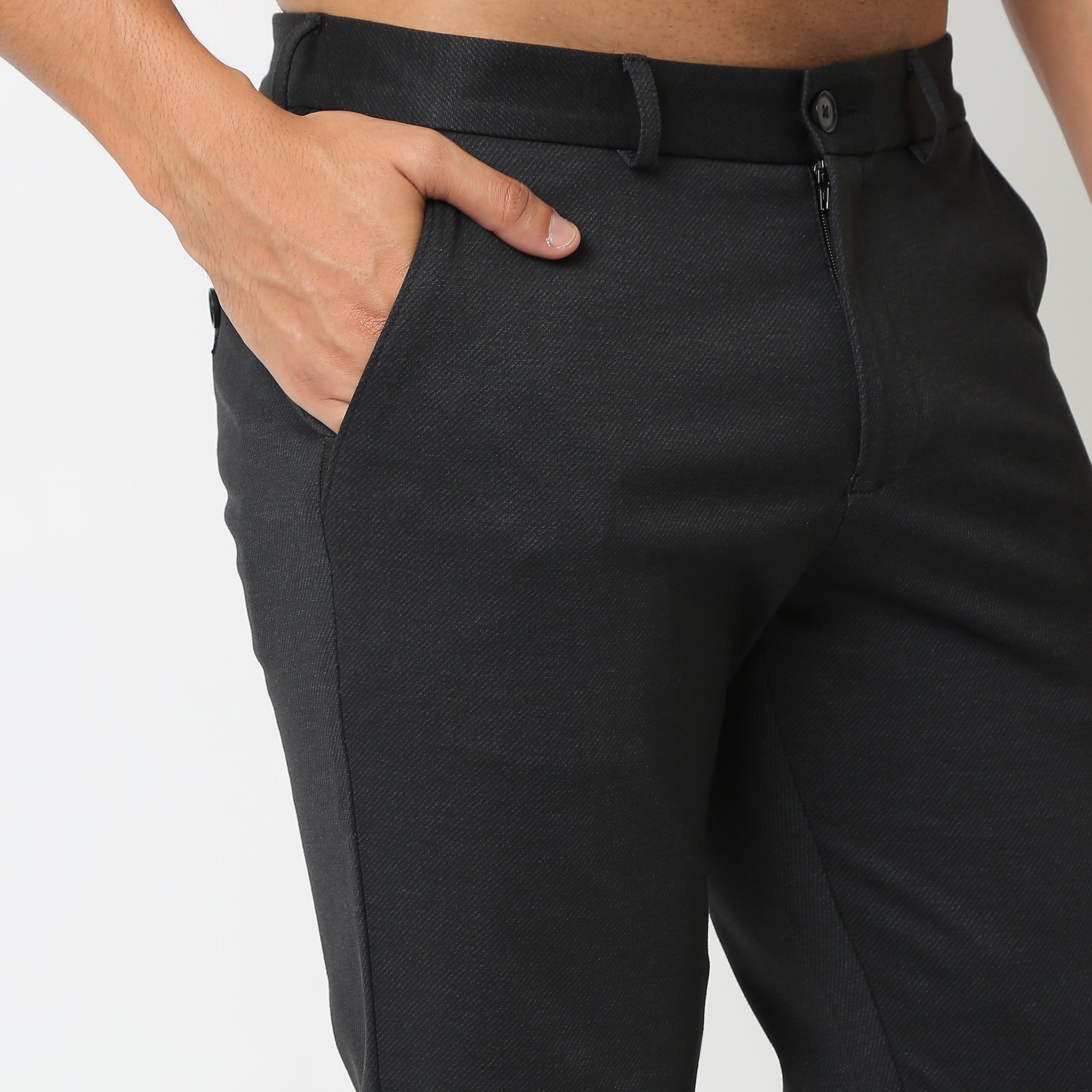 Women's Crop Flex™ Pants - Ultra Stretch Travel Yoga Pants with Secure Zip Pocket - Perfect for Yoga, Workouts & Casual Wear