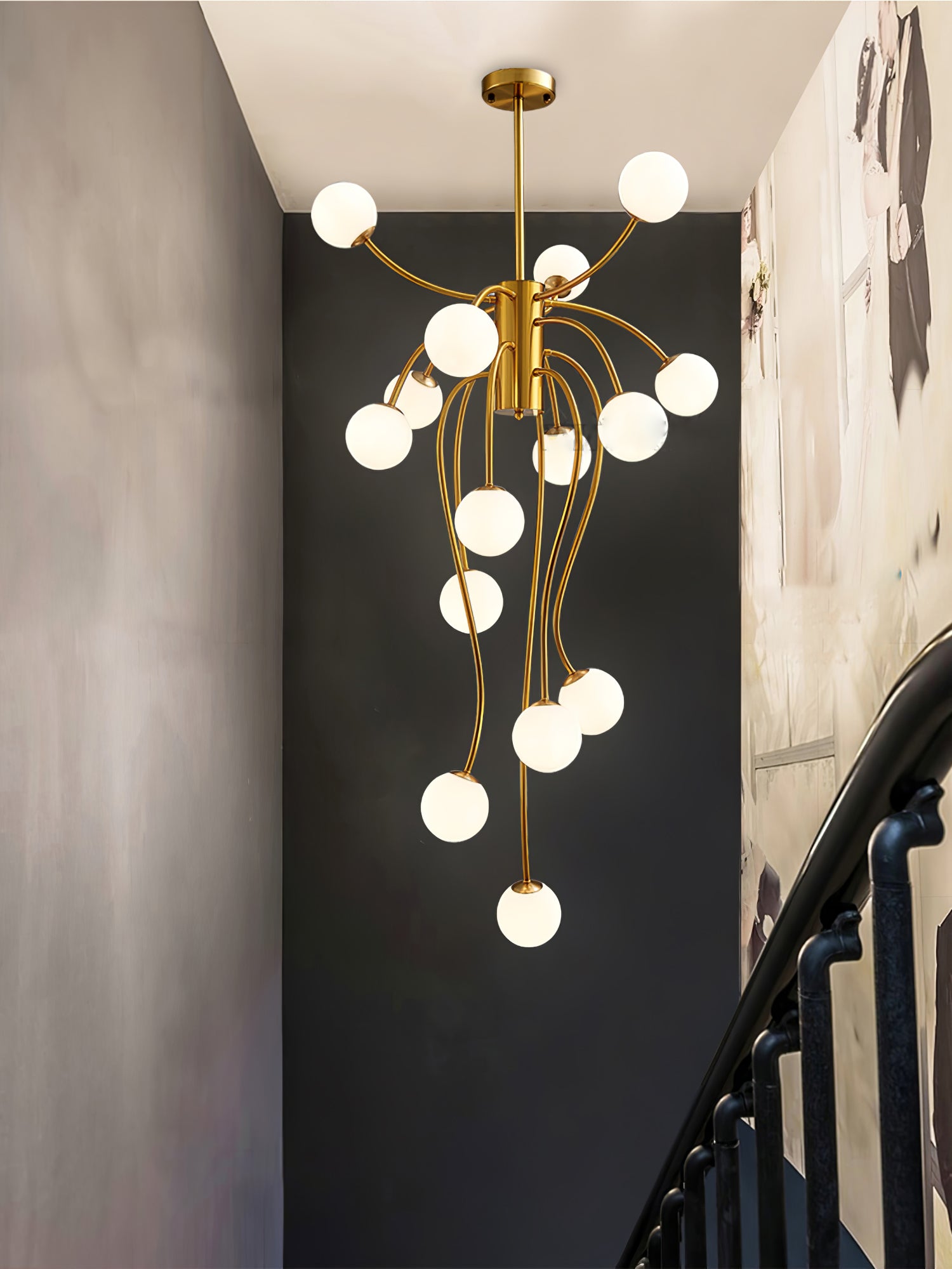 Caroline Chandelier - Elegant Crystal Ceiling Light Fixture for Dining Room, Bedroom & Living Room | Modern Home Decor Lighting