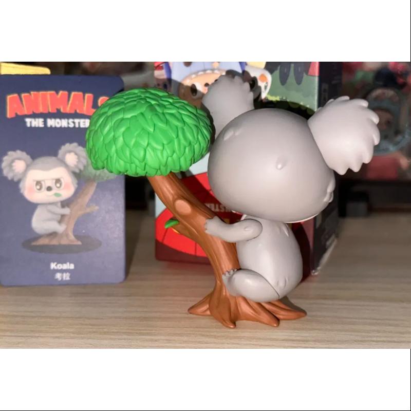 Labubu The Monsters Animals Series Koala Collectible Figure - Cute Vinyl Art Toy for Display & Decoration - Perfect for Home, Office, and Gift Giving Scenes