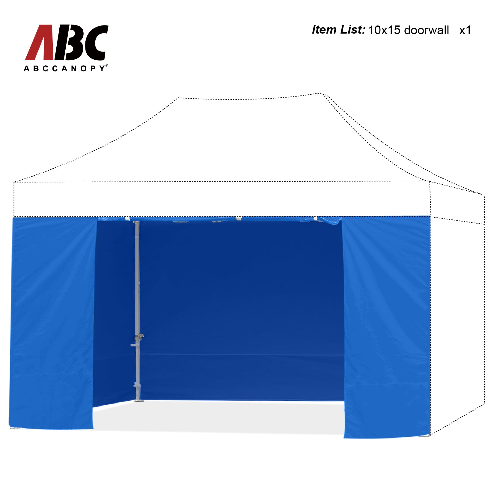 ABCCANOPY Canopy Accessories Door Wall Link for 8x8, 10x10, 10x15, 10x20 Pop Up Tents - Perfect for Outdoor Events, Camping, and Parties