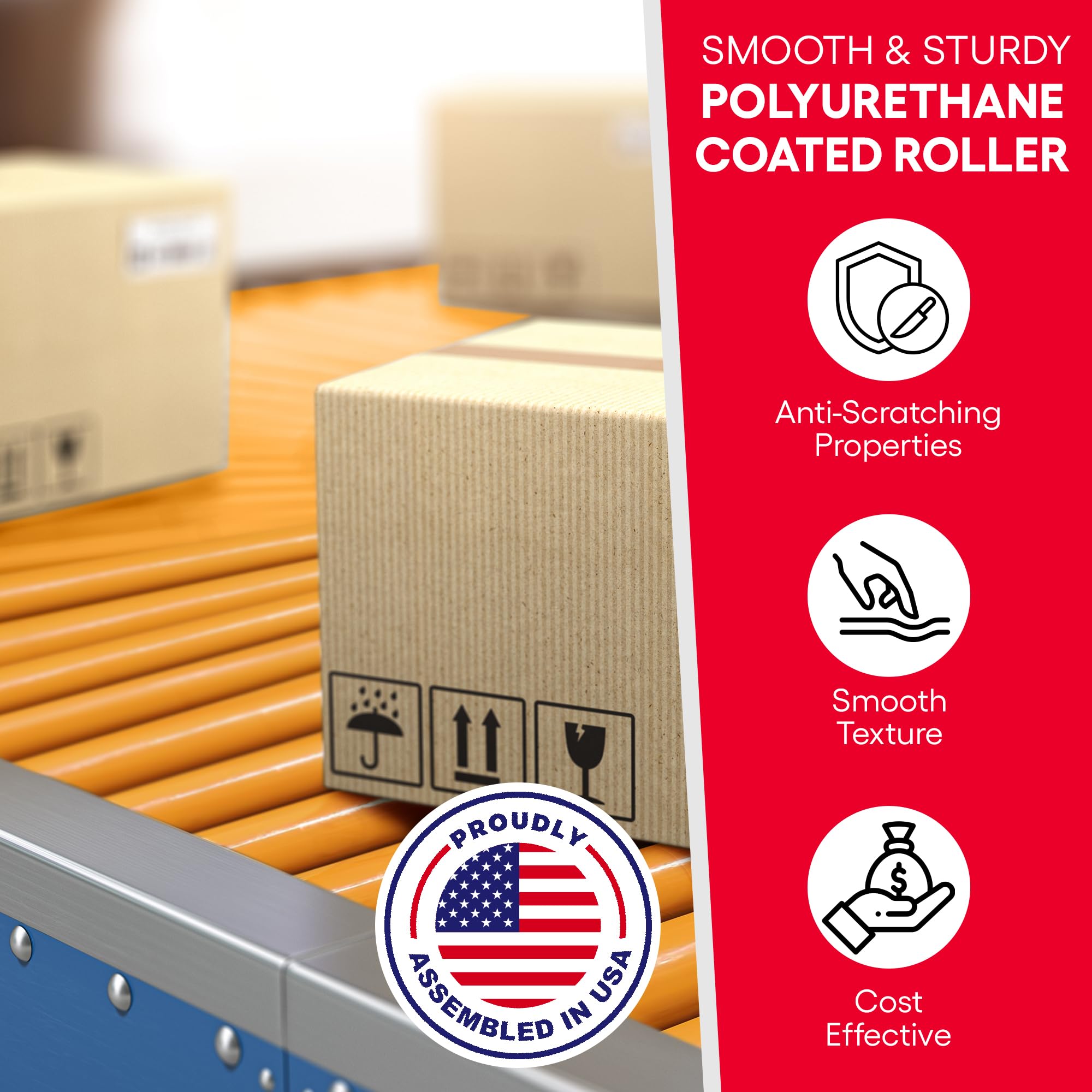 Polyurethane Conveyor Rollers 15