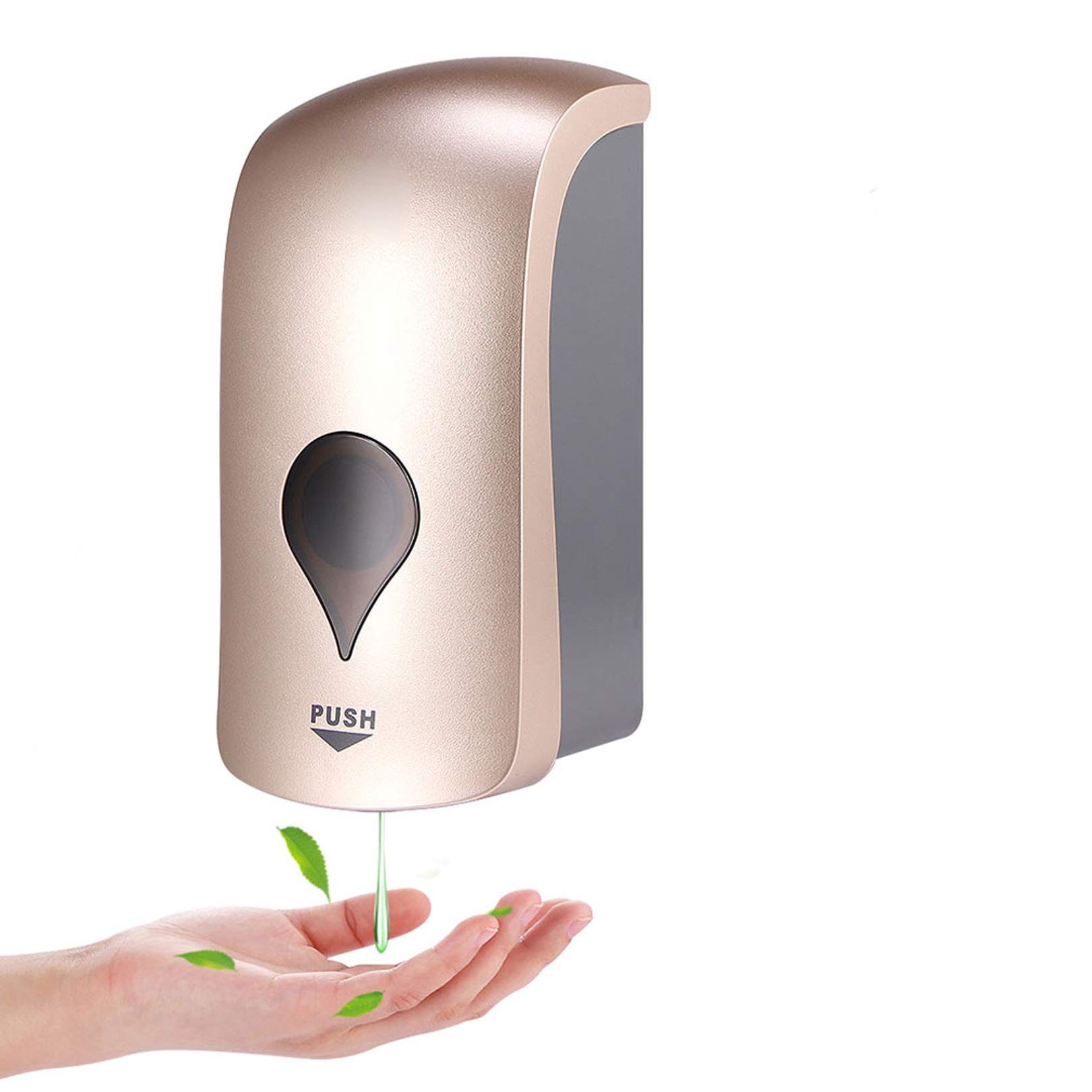 Touchless Wall Mounted Soap Dispenser - 1000ML Automatic Liquid Soap Pump for Shampoo, Shower Gel & Hand Wash (Champagne) | Ideal for Bathroom, Kitchen & Commercial Use