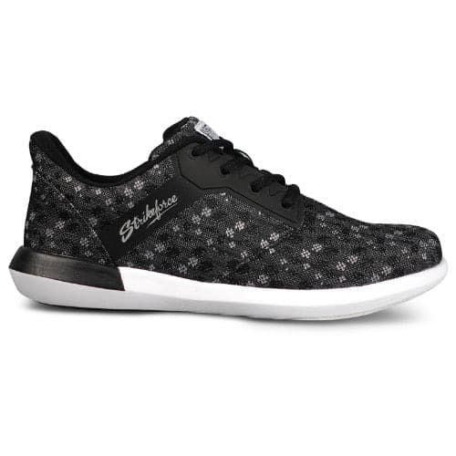 KR Strikeforce Lux Black/Crystal Women's Bowling Shoes - Lightweight & Comfortable for League Play & Tournament Bowling