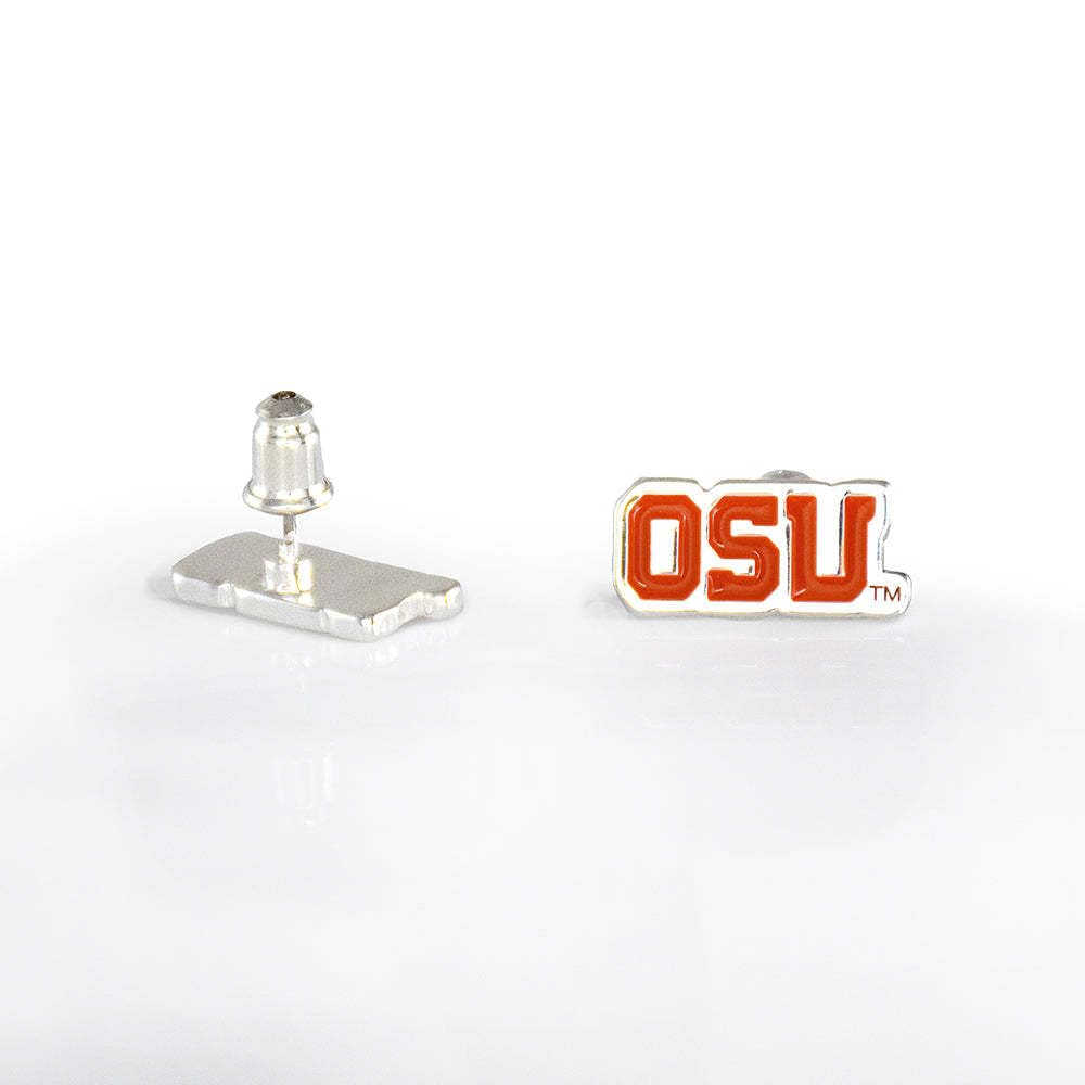 Fan Frenzy Gifts Oregon State University Earrings - Stainless Steel Post Earrings for Women & Men | Officially Licensed College Sports Jewelry | Perfect for Game Day, Alumni Gifts & School Spirit Accessories
