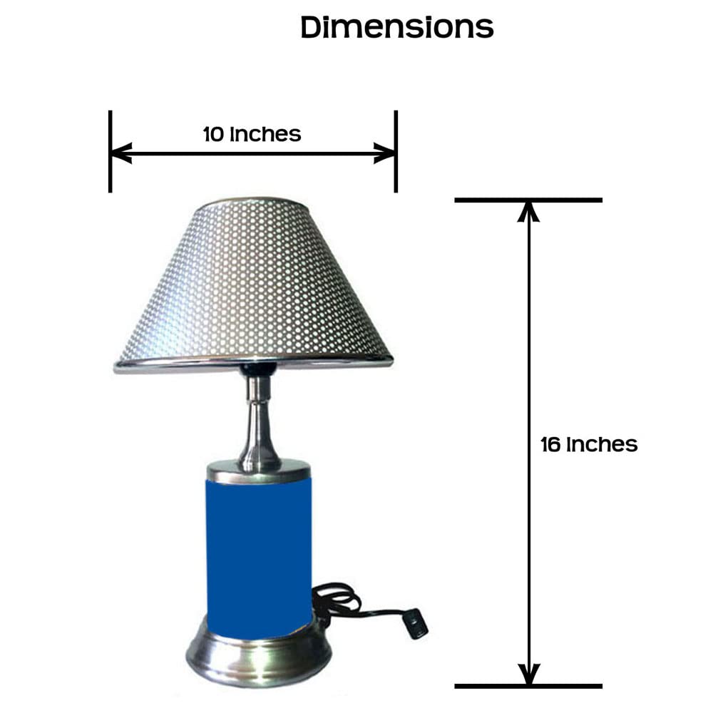 Tennessee Titans Logo Table Lamp with Fabric Shade - Durable LED Desk Light for Bedroom, Office & Game Room Decor