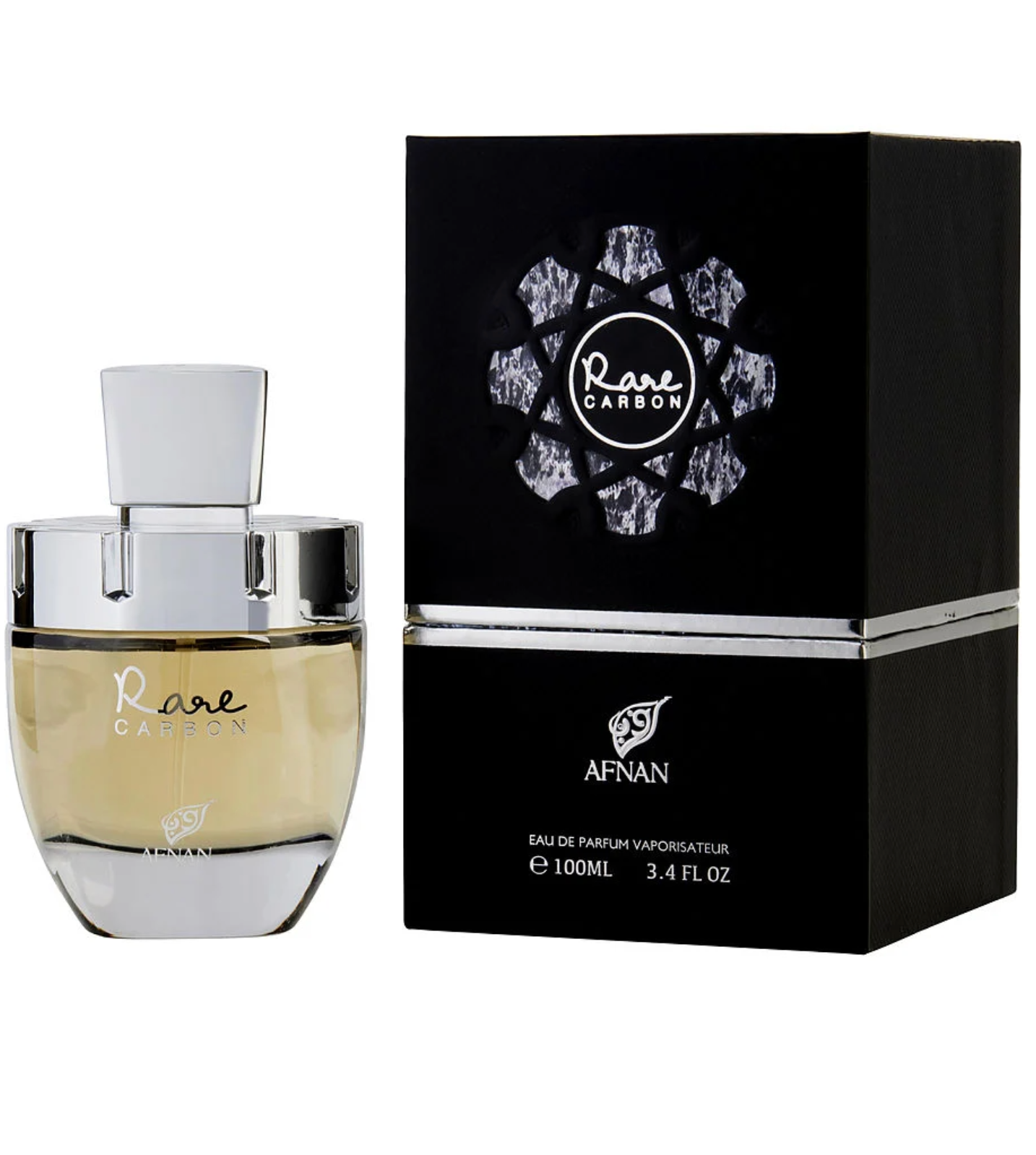 Afnan Rare Carbon 100ML EDP Spray for Men - Premium Long-Lasting Fragrance for Date Night, Office & Special Occasions