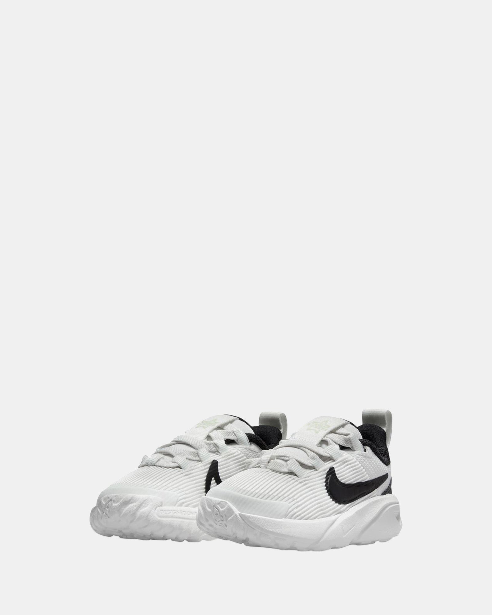 Star Runner 4 NN Infant Summit White/Black/Barely Volt Running Shoes - Lightweight & Comfortable Baby Sneakers for Boys & Girls - Perfect for Playtime, Walking & First Steps