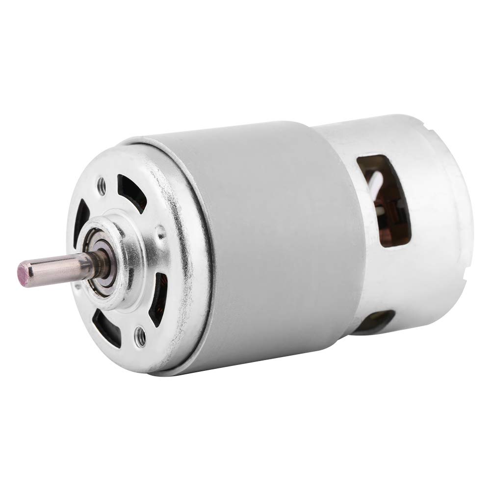 12V 0.32A 60W 3500RPM High Power Metal DC Brush Motor for Electric Tools, Fans & Cleaners - Perfect for DIY Projects, Home Appliances and Industrial Equipment
