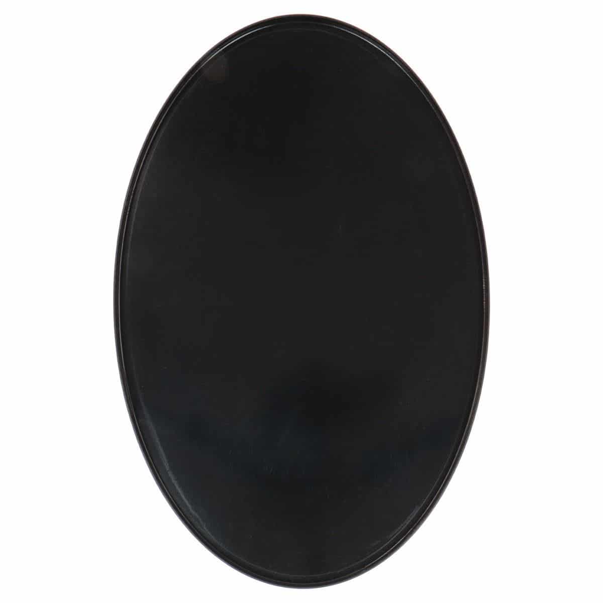 Coiltek 17 x 11 Inch Elliptical Coil Cover - Heavy Duty Hard Plastic Skid Plate for Metal Detectors - Black Anti-Scratch Protection - Perfect for Beach Hunting & Treasure Hunting Adventures