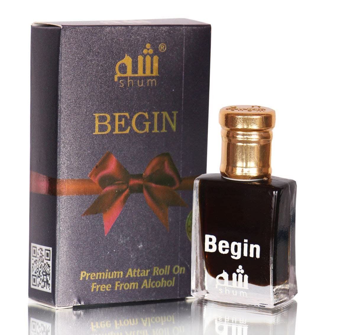 Shum Begin Concentrated Perfume Oil - Premium Alcohol-Free Attar Roll On 10ml | Long-Lasting Fragrance for Women & Men | Perfect for Daily Wear, Special Occasions & Gift Giving